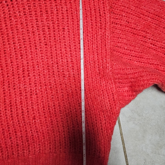 Anthropologie pilcro coral neck crop sweater xs - Picture 6 of 10
